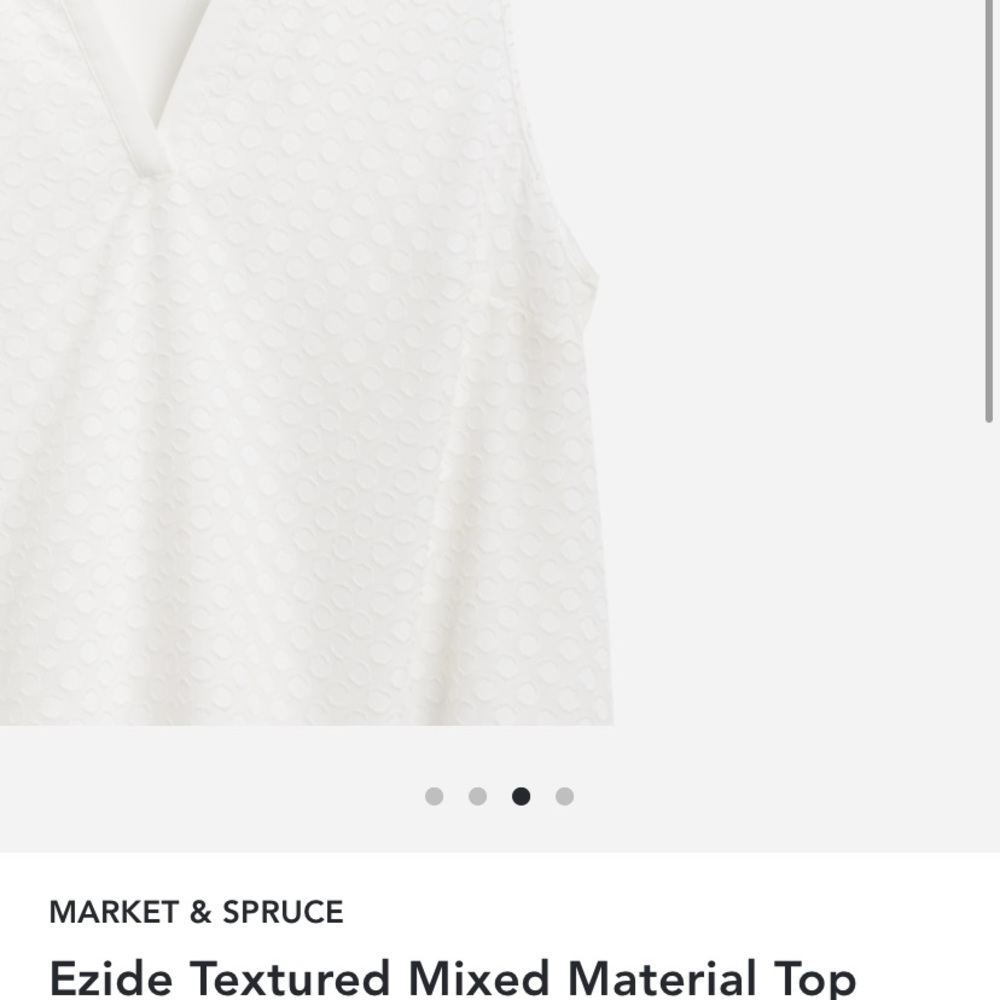 New without tags white tank from stitch fix